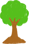 Hand-drawn tree illustration, symbolizing the Thrive package