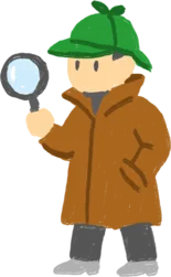 Hand-drawn magnifying glass illustration, symbolizing discovery